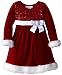 Bonnie Jean Little Girls' Sparkle Stretch Santa Dress