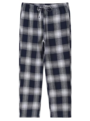 Latuza Women's Petite Pajama Set Petite Length Henley Shirt Flannel Pants3