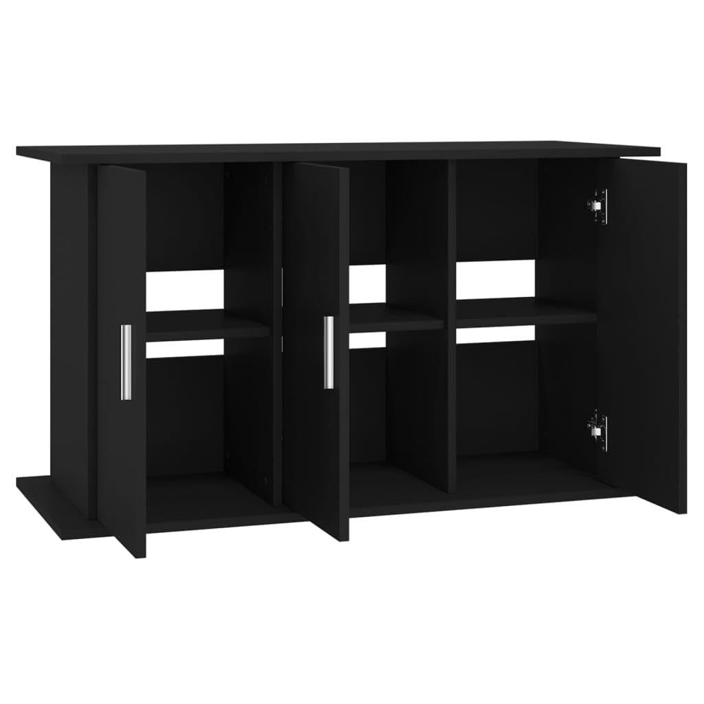 Toshilian Meuble pour Aquarium, Support pour Aquarium Meuble pour Aquariophilie Support pour aquarium noir 101x41x58 cm bois d'ingénierie