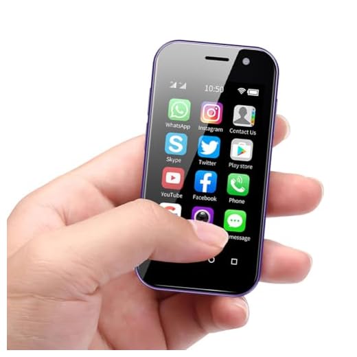 Sudroid Mini 4G Smartphone Unlocked, 3.0 Inch Dual Sim Quad Core Mini Phone Premium Phone Small Smartphone Student Pocket Cellphone, 3+32GB (Purple)
