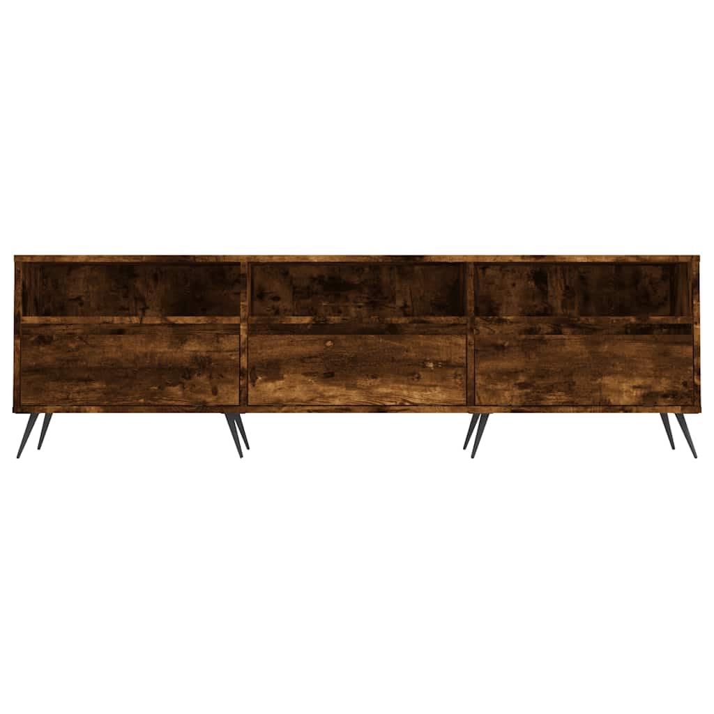 Mobile per TV, 150 x 30 x 44,5 cm, in legno di rovere affumicato