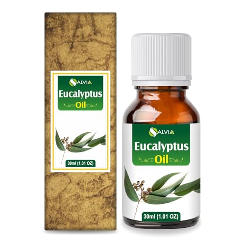 Image of Salvia Eucalyptus Oil (Eucalyptus globulus) Essential Oil for Aromatherapy & DIY Blends - Fresh Herbal Oil for Skincare, Massage & Fragrance Use - 30 ml / 1.01 fl oz