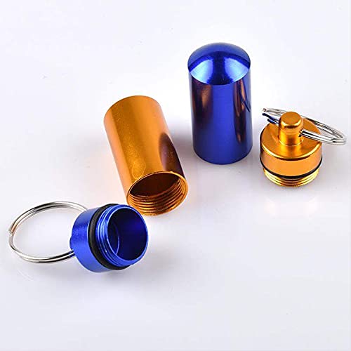 Scatola Portapillole in Alluminio, DBAILY 8pcs