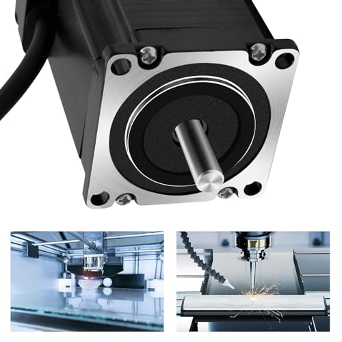 Moteur pas à pas Nema 23 de 76 mm avec couple de 2,2 N.m et 4 fils pour machines de précision - 3