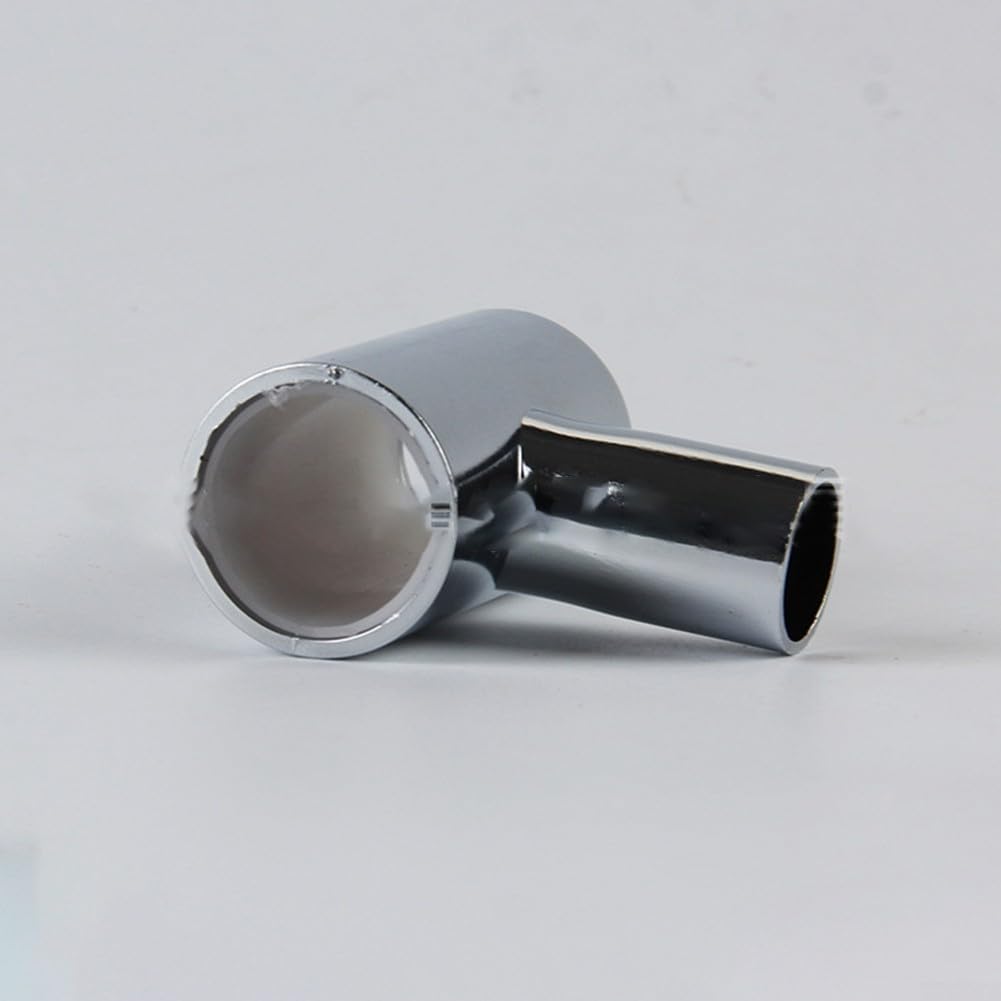 Soporte de Pared para Barra de Ducha de 25 mm, Resistente y Duradero en ABS, Fácil Instalación, Accesorio de Baño en Color Plateado