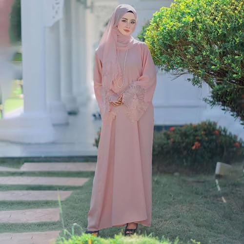 Robe abaya de cérémonie extensible avec fermeture pression facile et rapide - 4