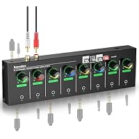 socodox Amplificador de Auriculares de 4 Canales con Jacks de
