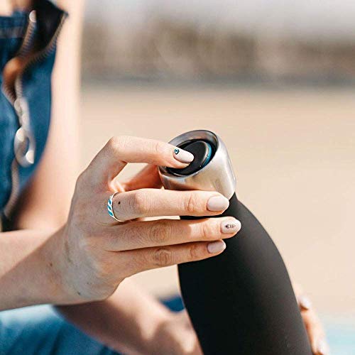 S'well Cap Triple-Layered Vacuum-Insulated Containers Keeps Drinks Cold For 48 Hours And Hot For 24 - Bpa-Free - Perfect For The Go, Fits 25 Oz S'well Bottles, Silver #TOP5