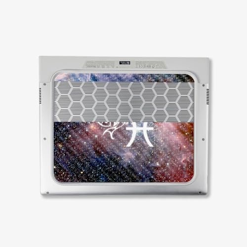 Image of MightySkins Carbon Fiber Skin Compatible with Alienware X14 R2 (2023) Full Wrap Kit - Pisces | Protective, Durable Textured Carbon Fiber Finish | Easy to Apply & Change Styles | Made in The USA