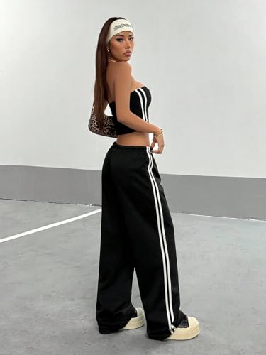 Image of dockstreet Women's /Unisex ONESOPEN Bottom Drawstring Pure Cotton Stretchable Baggy Jogger Pants
