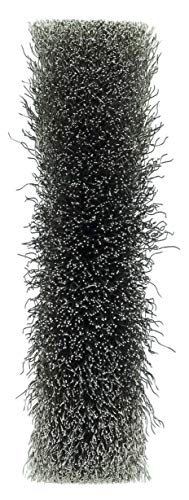 Image of Weiler 03520 6 inch Wide Face Crimped Wire Wheel, .014 inch Stainless Steel Fill, 2 inch Arbor Hole, Made in The USA