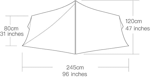 Miniatura 6 de Tienda doble ligera para acampar y senderismo al aire libre, impermeable y resistente al viento