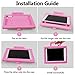 Tading Kids Case for Samsung Galaxy Tab A 7.0, Children Friendly Lightweight and Shockproof EVA Foam Full Protection Stand Cover for SM T280 T285 (Not Fit SM Tab A10.1/9.7/8.0) - Cute Butterfly/Rose