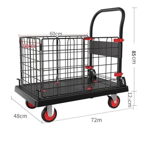 Carretilla plegable multiuso para carga hasta 200 kg miniatura 2