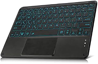 KOOCHUWAH Backlit Keyboard Bluetooth Keyboard with Touchpad Mouse compatible with Windows Android Tablets iPads iOS Smart Phones Laptops Computer Bluetooth Devices
