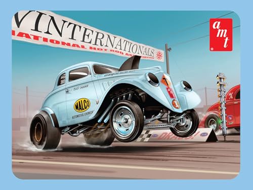 AMT Skill 2 Model Kit 1933 Gasser Ohio George with Collectible Tin Packaging 1/25 Scale Model AMT1513