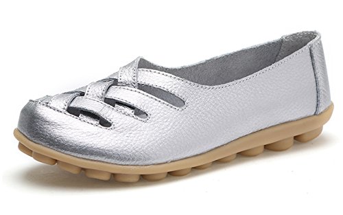 Image of VenusCelia Women's Braided-Nests Walking Flat Loafer