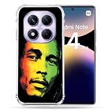 Cokitec Coque Renforcée pour Xiaomi Redmi Note 14 Pro 4G Musique Bob Marley 2