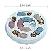 DR CATCH Dog Puzzle,Dogs Food Toys for IQ Training & Mental Enrichment,Dog Treat Puzzle(Blue)