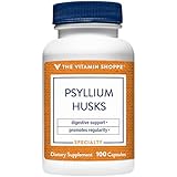 The Vitamin Shoppe Psyllium Husks Plantago Ovata Fiber Supplement (100 Capsules)