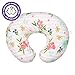 Boppy Original Nursing Pillow, Pink Floral Stripe, Ergonomic Nursing Essentials for Bottle and Breastfeeding, Firm Fiber Fill, with Removable Pillow Cover, Machine Washable