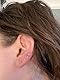 MODRSA Klar Körperpiercing Kit Plastik Bauchnabelpiercing Labret Lippe Piercing Augenbrauen Nippel Zunge Piercing Nasenstecker Klar Tragus Helix 36 Stück