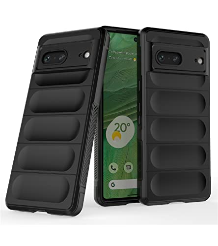 Image of Amazon Brand - Solimo Mobile Cover for Google Pixel 7 5G (Silicone Black)
