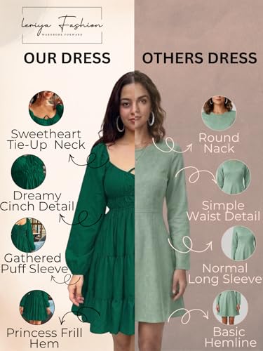Image of Leriya Fashion Mini Dress for Women | One Piece Dresses for Womens | Stylish Dress for Woman |Mini Dresses Rayon for Women Stylish |Summer Casual Outfit Wear Events, Date & Evening Look