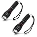 Produktbild Navaris 2x LED Taschenlampe - extrem hell mit Zoom 300m Reichweite - 6 Licht Modi - Outdoor Mini Handlampe Lampe - Tactical Flashlight Handlampe