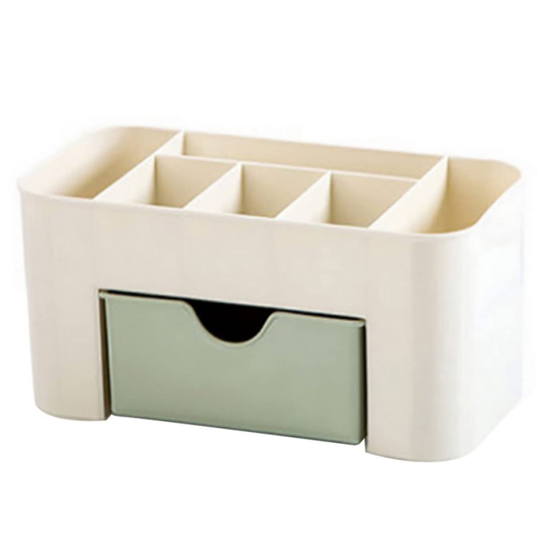 Sjfbebsy Makeup Organiser, Cosmetics Storage Display Box with Compartments Drawers for Dressing Table