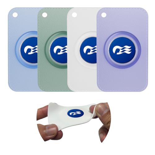 Image of 4Pack Medallion Card Holder for Princess Cruise - Cruise Ship Essentials for Lanyard, Purse or Wallet, Durable Silicone Cruise Accessory (Fits 2025 2026 Medallion)