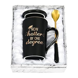 YHRJWN – Graduation Gifts, Now Hotter By One Degree Coffee Mug, Graduation Gifts for Her Him Girls Friends, Christmas…
