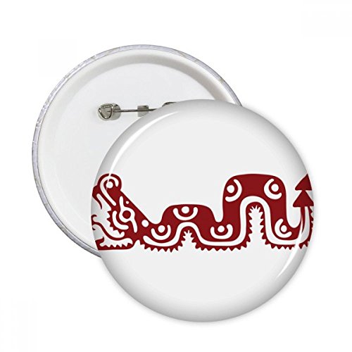 Badge Serpent mexicain en lot de 5 comme idée cadeau originale pour passionnés