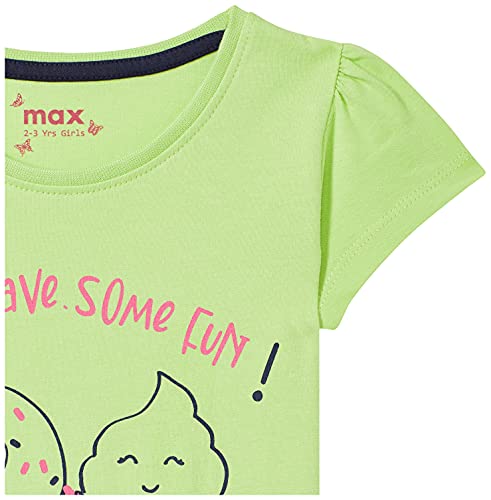 Image of Max Girls Printed Cap Sleeves T-Shirt