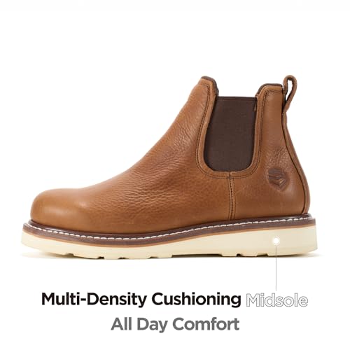 Image of SUREWAY Men's 6 Inch Slip On Chelsea Work Boots