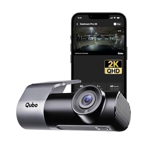 Qubo (2025 Launch) Car Dash Camera Pro 2K Resolution QHD Dash Cam from Hero Group, Made in India, Type-C, Wide Angle View, G-Sensor, WiFi, Emergency Recording, Upto 1TB SD Card Supported