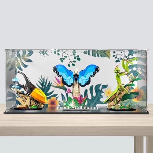 BoHeart Vitrina acrílica sin pegamento para Lego 21342, caja a prueba de polvo, caja de almacenamiento, caja transparente, caja expositora compatible con Lego 21342 (solo funda, sin modelo) (tipo de