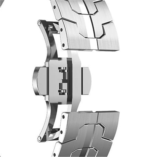Bracelet de montre à dégagement rapide en acier maillé résistant - 6