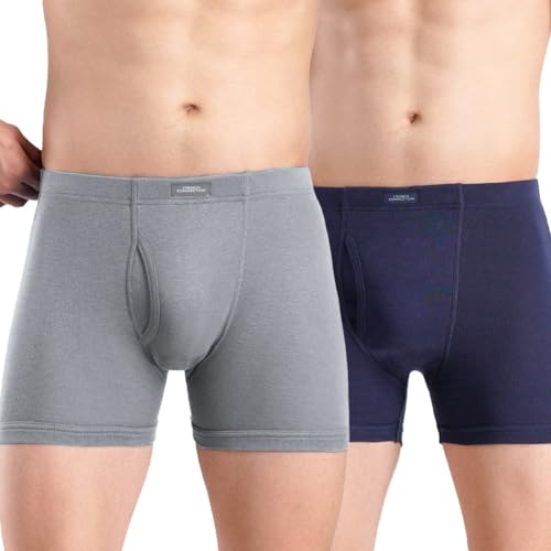 Image of French Connection Regal Oxford,Men's Long Trunks Pack of 2