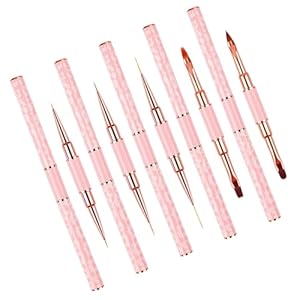 Fluxioxtna 5-teiliges Doppelseitige Nagelpinsel Set