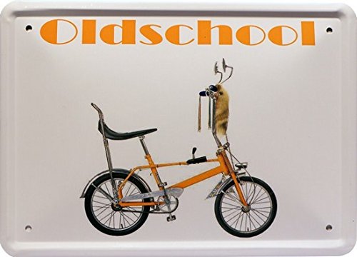 Metal Sign 15 x 21 CM MJ Oldschool Bicycle 175
