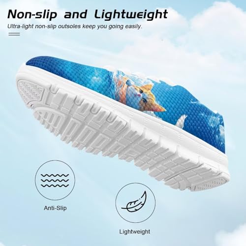 Forchrinse Kids Running Shoes for Girls Boys Lightweight Lace Up Tennis Shoes Breathable Fashion Sneakers for Causal Travel Sport 6