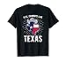 Chapeau De Cowboy Texan État Américain Drapeau Texas T-Shirt