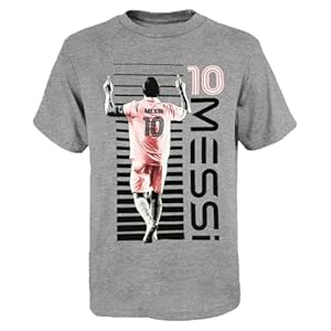 Messi The Collection Youth Boys Size Lionel 10 Raising The Bar Logo T-Shirt