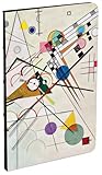 teNeues - Small Bullet Journal: Wassily Kandinsky, Notebook, Composition 8, Abstract Design Artwork, Dot-Grid Paper - 120 Pages: Slim format Small Bullet Journal with Dot-Grid Pages