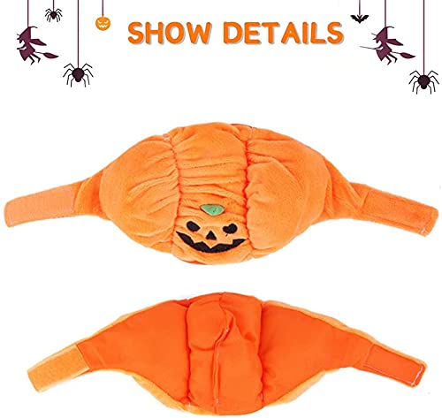 Ypser Halloween Pumpkin Dog Hat Pet Party Costume Cute Puppy Kitten Halloween Cosplay Dress Up Pumpkin Hat, Cat Dog Fancy Party Dress Up Headdress #TOP1
