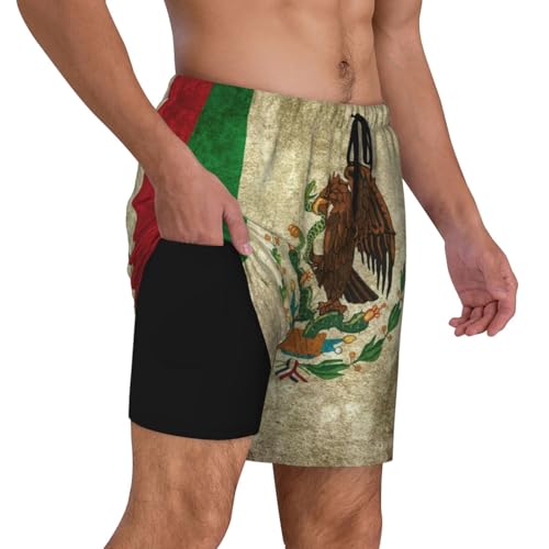 Ukrainian Flag Men's Swimming Trunks Lightweight Breathable Beach Shorts Quick Dry Swim Shorts with Pockets