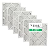 RENSA MERV 11 FURNACE AIR FILTER (6-Pack) 16X20X1 DURABLE BEVERAGE BOARD FRAME EASY INSTALLATION UL...