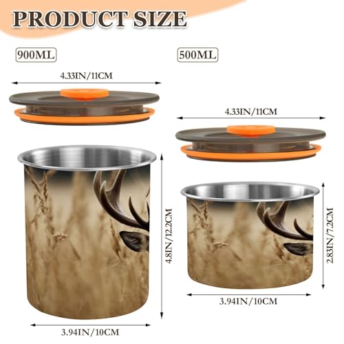 ATTX Lata de Café Hermética de Acero Inoxidable 30oz miniatura 2
