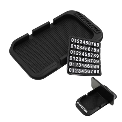 OUDQFCJ Almohadilla antideslizante 3 en 1 para coche soporte para teléfono móvil almohadilla adhesiva de silicona para coche soporte móvil alfombrilla antideslizante para coche para monedas